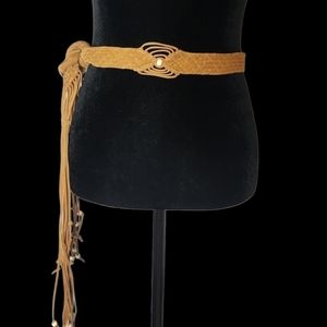 🍂Y2k Brown Braided Belt